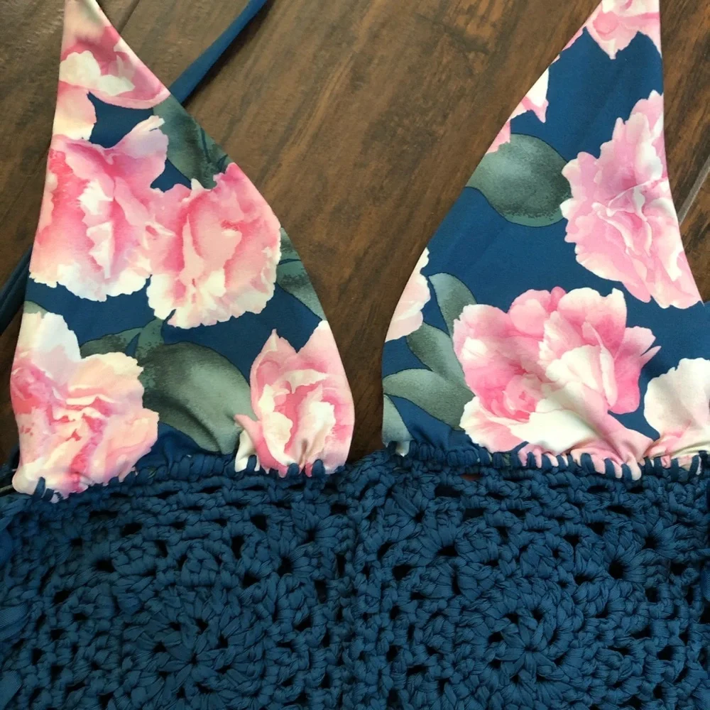 Frankies Bikinis Lilah One Piece Pink Peony